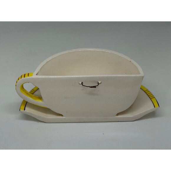 VTG Norcrest Chanticleer Handpainted Rooster Wall-Pocket Tea Cup Spoon Holder - Picture 7 of 7